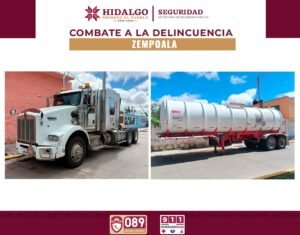 Aseguran 29 mil litros de gasolina y detienen a un hombre en Zempoala.