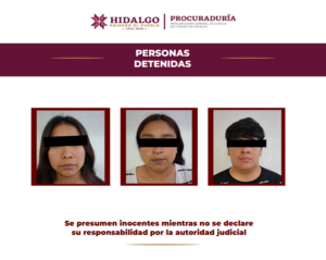 Tres personas fueron detenidas en posesión de drogas y armas de fuego